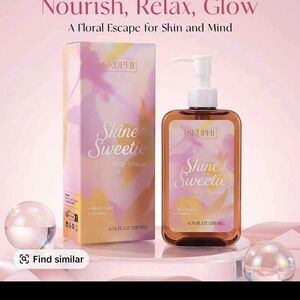 SKUPHI Shine Sweetie Body Massage Oil – Pink & Gold Packaging